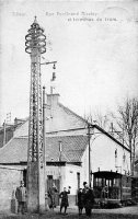 postkaart van Tilleur Rue Ferdinand Nicolay et terminus du tram