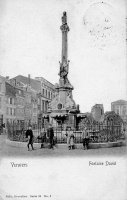 carte postale ancienne de Verviers Fontaine David