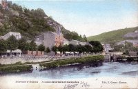 carte postale ancienne de Esneux Avenue de la gare et les Roches