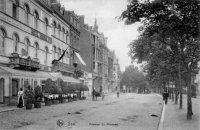 carte postale ancienne de Spa Avenue du marteau