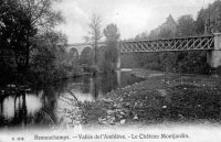 carte postale ancienne de Remouchamps Vallée de l'Amblève - Le château Montjardin.