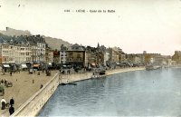 carte postale de Liège Quai de la batte