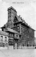 carte postale ancienne de Liège Musée Curtius