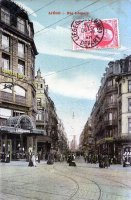 carte postale de Liège Rue Léopold