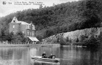 carte postale ancienne de Spa Le Lac de Warfaz