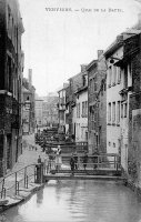 carte postale ancienne de Verviers Quai de la Batte