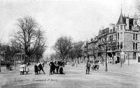 carte postale de Liège Boulevard d'Avroy