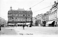 carte postale de Liège Place Verte