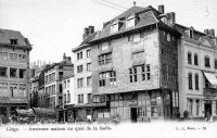 carte postale de Liège Ancienne maison au quai de la Goffe