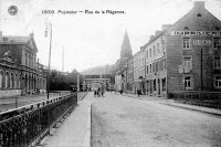 carte postale ancienne de Pepinster Rue de la Régence