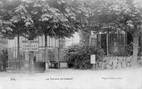 carte postale ancienne de Spa La Fontaine du Tonnelet