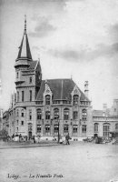 carte postale ancienne de Liège La Nouvelle Poste