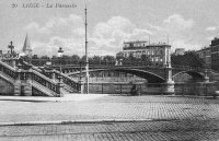 carte postale de Liège La Passerelle