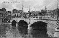 carte postale ancienne de Liège Le Pont des Arches