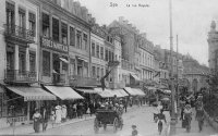 carte postale ancienne de Spa La rue Royale