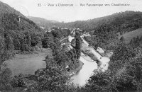 carte postale ancienne de Vaux Vaux s/Chèvremont - Vue panoramique vers Chaudfontaine
