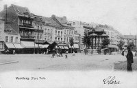 carte postale ancienne de Verviers Place Verte