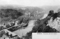 carte postale ancienne de Esneux Panorama pris des roches