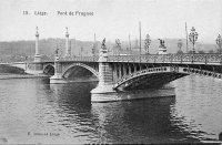 carte postale de Liège Pont de Fragnée