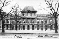 carte postale de Liège Conservatoire Royal