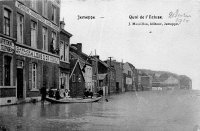 carte postale ancienne de Jemeppe-sur-Meuse Quai de l'Ecluse