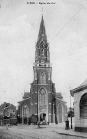 carte postale ancienne de Liège Eglise Ste-Foi