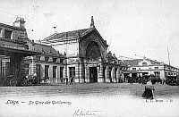 carte postale de Liège La Gare des Guillemins