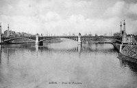 postkaart van Luik Pont de Fragnée