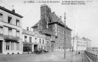carte postale ancienne de Liège Le Quai de Maestricht. Le Musée Archéologique - Anc. Maison Curtius
