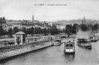 carte postale de Liège Le Bassin du Commerce