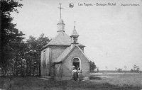 carte postale ancienne de Hautes-Fagnes Baraque Michel - Chapelle Fischbach