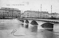 carte postale de Liège Pont de la Boverie