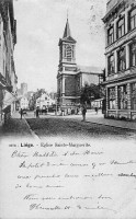 carte postale de Liège Eglise Sainte-Marguerite