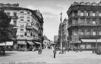 carte postale de Liège Place du Théatre - Place Verte