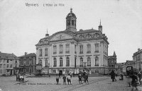 carte postale ancienne de Verviers L'HÃ´tel de Ville