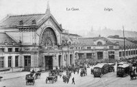 carte postale de Liège La Gare