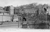 carte postale ancienne de Liège La rue Pierreuse