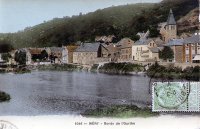 carte postale ancienne de Méry Bords de l'Ourthe