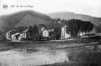 carte postale ancienne de Coo Un coin du Village