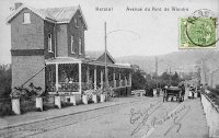 carte postale ancienne de Herstal Avenue du Pont de Wandre