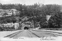 carte postale ancienne de Esneux Le Tunnel