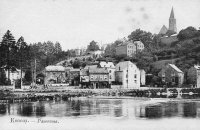 carte postale ancienne de Esneux Panorama