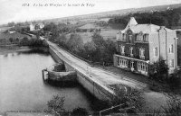 postkaart van Spa Le Lac de Warfaz et la route de Tiège