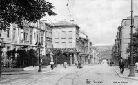 carte postale ancienne de Verviers Rue du centre