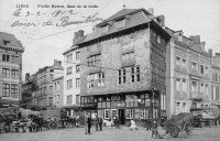 carte postale de Liège Vieille Maison Quai de la Goffe