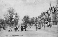 carte postale de Liège Boulevard d'Avroy