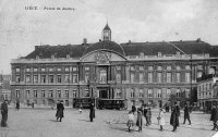 carte postale de Liège Palais de Justice