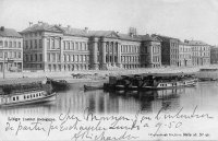 carte postale ancienne de Liège Institut Zoologique (quai van Beneden)
