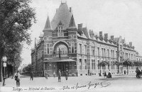 carte postale de Liège Hôpital de Bavière