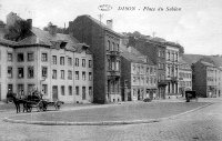 carte postale ancienne de Dison Place du Sablon